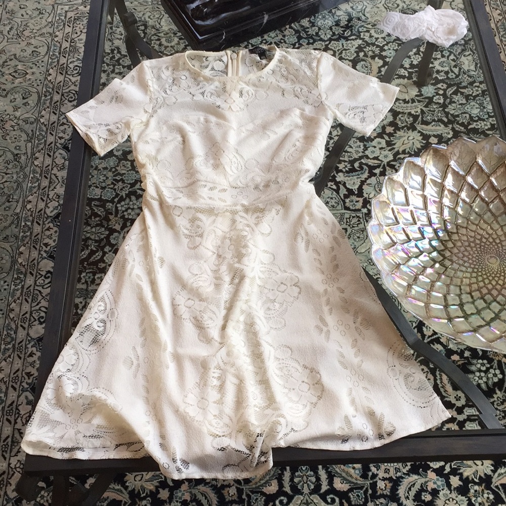 Top Shop white dress